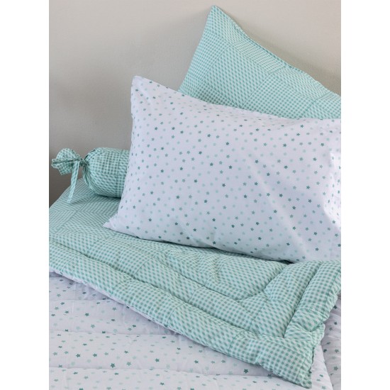 Μαξιλαροθήκες Παιδικές Σετ Bon Bon BB101 Aqua Cotton Palamaiki (52x72) 2Τεμ