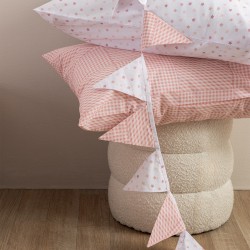 Μαξιλαροθήκες Βρεφικές Κούνιας Σετ Bon Bon BB100 Rose Cotton Palamaiki (40x50) 2Τεμ