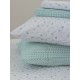Σεντόνι Βρεφικό Κούνιας Bon Bon BB101 Aqua Cotton Palamaiki (130x170) 1Τεμ