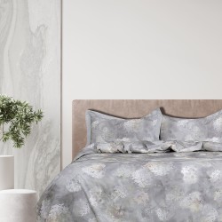 Σεντόνια Υπέρδιπλα Σετ Whisper WH102 Digital Print Satin 300TC Cotton Palamaiki (245x270) 4Τεμ