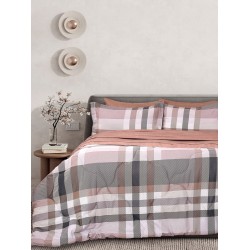 Πάπλωμα Υπέρδιπλο Σετ Bed In Bag B0693 Satin Cotton Palamaiki (230x250) 5Τεμ