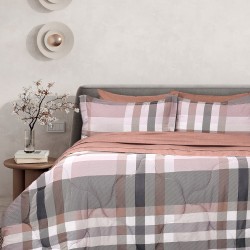 Πάπλωμα Υπέρδιπλο Σετ Bed In Bag B0693 Satin Cotton Palamaiki (230x250) 5Τεμ