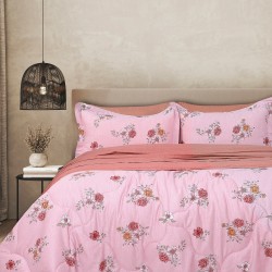Πάπλωμα Υπέρδιπλο Σετ Bed In Bag B0694 Satin Cotton Palamaiki (230x250) 5Τεμ