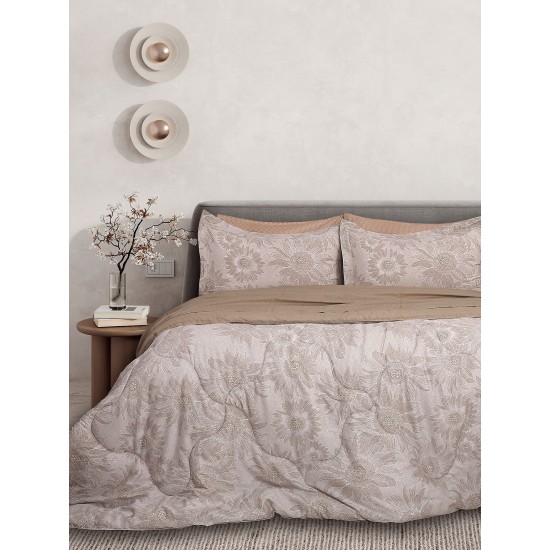 Πάπλωμα Υπέρδιπλο Σετ Bed In Bag B0695 Satin Cotton Palamaiki (230x250) 5Τεμ