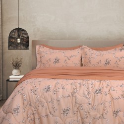 Πάπλωμα Υπέρδιπλο Σετ Bed In Bag B0699 Satin Cotton Palamaiki (230x250) 5Τεμ