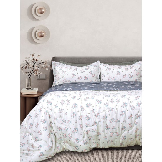 Πάπλωμα Υπέρδιπλο Σετ Bed In Bag B0700 Satin Cotton Palamaiki (230x250) 5Τεμ