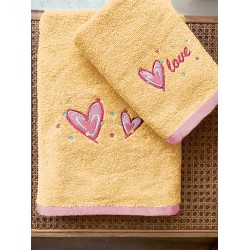 Πετσέτες Παιδικές Σετ Kids Bath Herty Cotton Palamaiki 2Τεμ