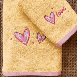 Πετσέτες Παιδικές Σετ Kids Bath Herty Cotton Palamaiki 2Τεμ