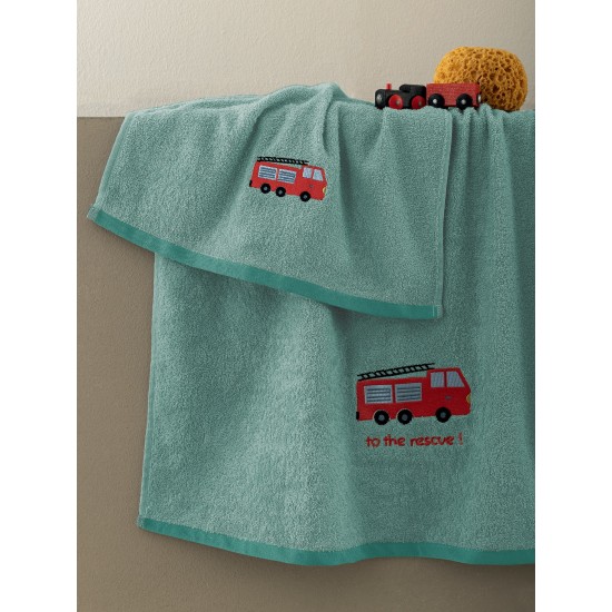 Πετσέτες Παιδικές Σετ Kids Bath Rescue Cotton Palamaiki 2Τεμ