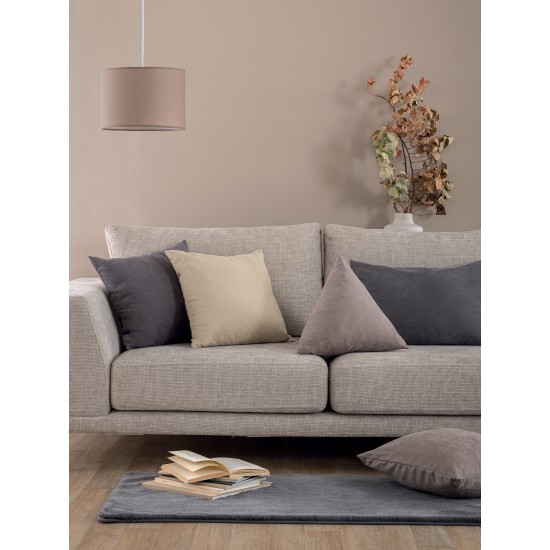 Διακοσμητική Μαξιλάροθήκη AS103 Grey Palamaiki (45x45) 1Τεμ