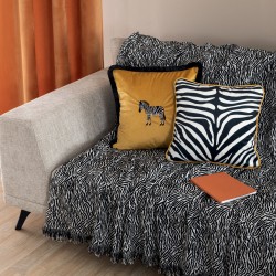 Ριχτάρι Τετραθέσιου Throws Grevi Black Chenille Palamaiki (180x320) 1Τεμ