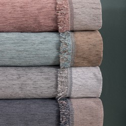 Ριχτάρι Τετραθέσιου Throws Parva Coal Chenille Palamaiki (170x320) 1Τεμ
