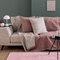 Ριχτάρι Τριθέσιου Throws Parva Pink Chenille Palamaiki (170x300) 1Τεμ