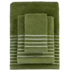 Πετσέτες Σετ Bath Towels Ser Olive Cotton Palamaiki 3Τεμ