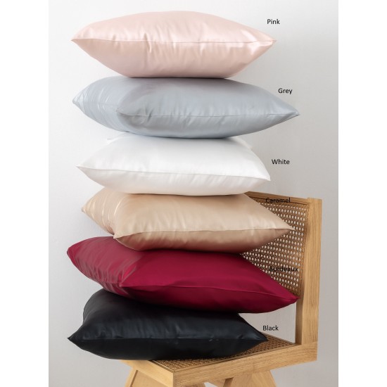 Μαξιλαροθήκη Silka Mulberry Silk Grey Palamaiki (50x70) 1Τεμ Μαξιλαροθήκη Silka Mulberry Silk Grey Palamaiki (50x70) 1Τεμ