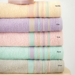Πετσέτες Σετ Bath Towels Monica Aqua Cotton Palamaiki 3Τεμ