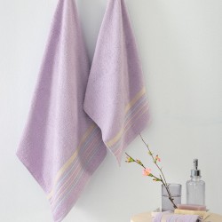 Πετσέτες Σετ Bath Towels Monica Aqua Cotton Palamaiki 3Τεμ