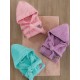 Μπουρνούζι Παιδικό Με Κουκούλα Kids Bath Cute Pink Cotton Palamaiki 1Τεμ