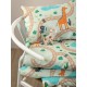 Σεντόνια Βρεφικά Κούνιας Σετ My Kingdom MK777 Cotton Palamaiki (70x140+15 )Με Λάστιχο 3Τεμ