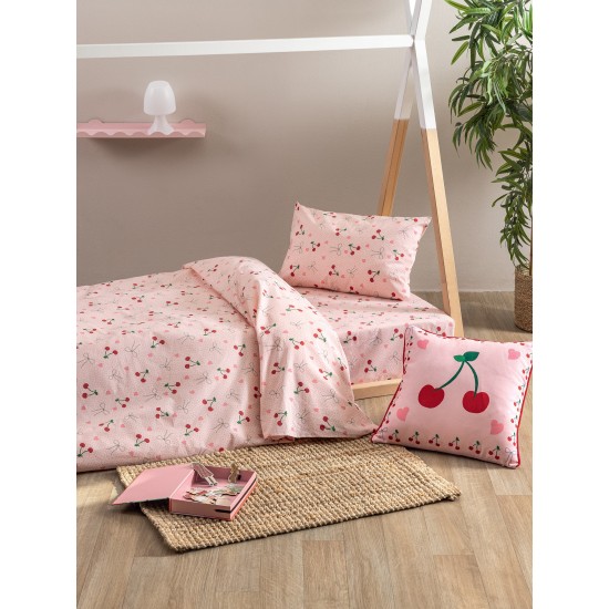 Σεντόνια Βρεφικά Κούνιας Σετ My Kingdom MK778 Cotton Palamaiki (70x140+15 )Με Λάστιχο 3Τεμ