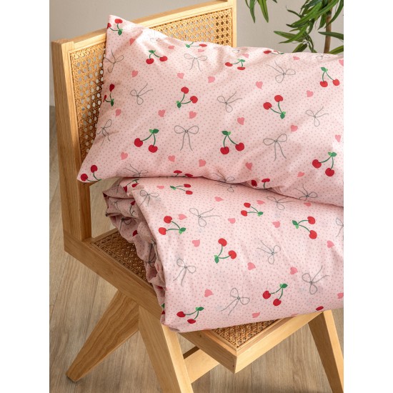 Σεντόνια Βρεφικά Κούνιας Σετ My Kingdom MK778 Cotton Palamaiki (70x140+15 )Με Λάστιχο 3Τεμ