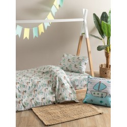 Σεντόνια Παιδικά Μονά Σετ My Kingdom MK779 Cotton Palamaiki (170x260) 3Τεμ