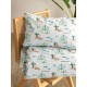 Σεντόνια Βρεφικά Κούνιας Σετ My Kingdom MK779 Cotton Palamaiki (70x140+15 )Με Λάστιχο 3Τεμ