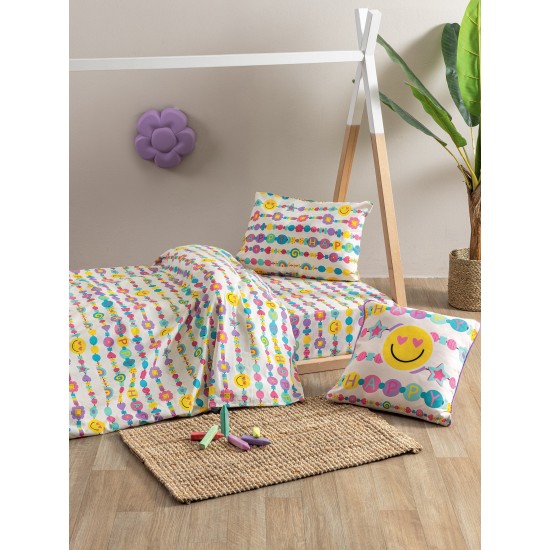 Σεντόνια Παιδικά Μονά Σετ My Kingdom MK780 Cotton Palamaiki (170x260) 3Τεμ