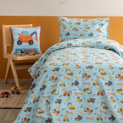 Σεντόνια Βρεφικά Κούνιας Σετ My Kingdom MK781 Cotton Palamaiki (70x140+15 )Με Λάστιχο 3Τεμ