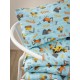 Σεντόνια Παιδικά Μονά Σετ My Kingdom MK781 Cotton Palamaiki (110x200+30 )Με Λάστιχο 3Τεμ