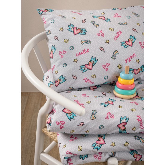 Μαξιλαροθήκες Παιδικές Σετ My Kingdom MK782 Cotton Palamaiki (52x72) 2Τεμ