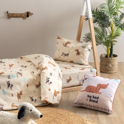 Σεντόνια Παιδικά Μονά Σετ My Kingdom MK783 Cotton Palamaiki (110x200+30 )Με Λάστιχο 3Τεμ