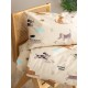 Σεντόνια Παιδικά Μονά Σετ My Kingdom MK783 Cotton Palamaiki (110x200+30 )Με Λάστιχο 3Τεμ