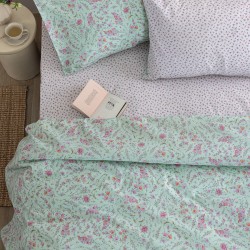 Σεντόνια Υπέρδιπλα Σετ Fashion Life FL6304 Cotton Palamaiki (170x200+32 )Με Λάστιχο 4Τεμ