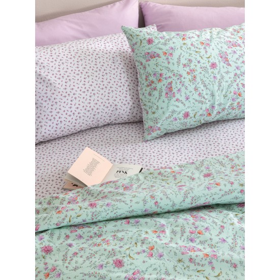 Σεντόνια Υπέρδιπλα Σετ Fashion Life FL6304 Cotton Palamaiki (170x200+32 )Με Λάστιχο 4Τεμ