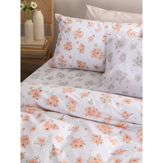 Σεντόνια Υπέρδιπλα Σετ Fashion Life FL6295 Cotton Palamaiki (170x200+32 )Με Λάστιχο 4Τεμ