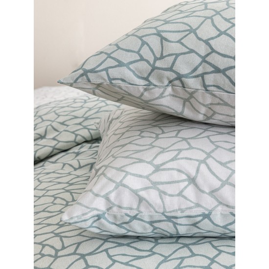 Σεντόνια Μονά Σετ Fashion Life FL6296 Cotton Palamaiki (110x200+32 )Με Λάστιχο 3Τεμ
