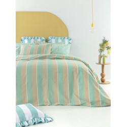 Σεντόνια Υπέρδιπλα Σετ City Life CL201 Cotton Palamaiki (240x260) 4Τεμ