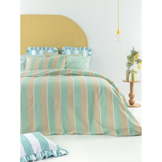 Σεντόνια King Σετ City Life CL201 Cotton Palamaiki (270x260) 4Τεμ