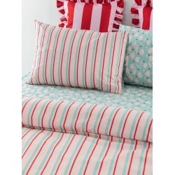 Σεντόνια Υπέρδιπλα Σετ City Life CL202 Cotton Palamaiki (240x260) 4Τεμ