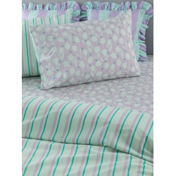 Σεντόνια Υπέρδιπλα Σετ City Life CL203 Cotton Palamaiki (240x260) 4Τεμ