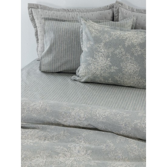 Σεντόνια Διπλά Σετ Estella Ste102 Tencel -Cotton Palamaiki (200x260) 4Τεμ