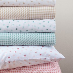 Σεντόνι Μονό Bon Bon BB100 Beige Cotton Palamaiki (110x200+35) Με Λάστιχο 1Τεμ