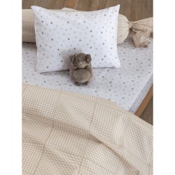 Πάπλωμα Βρεφικό Κούνιας Bon Bon BB100-BB101 Beige Cotton Palamaiki (110x150) 1Τεμ