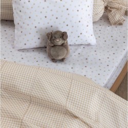 Πάπλωμα Βρεφικό Κούνιας Bon Bon BB100-BB101 Beige Cotton Palamaiki (110x150) 1Τεμ