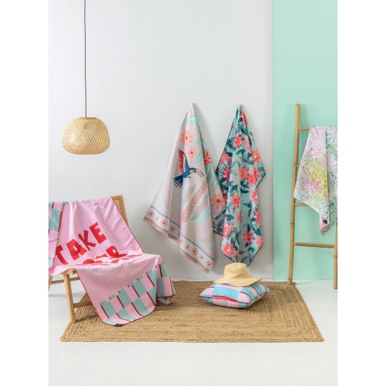 Πετσέτα Θαλάσσης Beach Microfiber EM40 Palamaiki (90x160) 1Τεμ