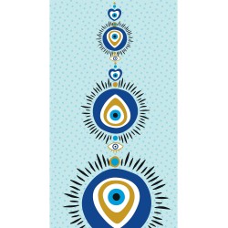 Πετσέτα Θαλάσσης Beach Microfiber EM43 Palamaiki (90x160) 1Τεμ