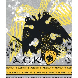 Πετσέτα Θαλάσσης Official Team Licenced NM AEK-2 Micro Palamaiki (90x160) 1Τεμ
