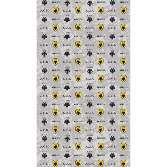 Πετσέτα Θαλάσσης Official Team Licenced NM AEK-2 Micro Palamaiki (90x160) 1Τεμ