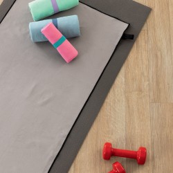 Πετσέτα Γυμναστηρίου Active Grey Micro Palamaiki (90x160) 1Τεμ